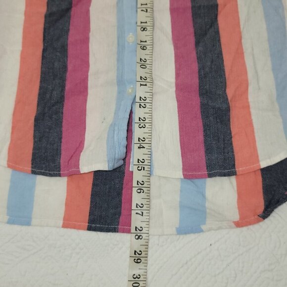 724. Time and Tru 1/4 Sleeve Top Multicolored Sz S (4-6) - Picture 5 of 8